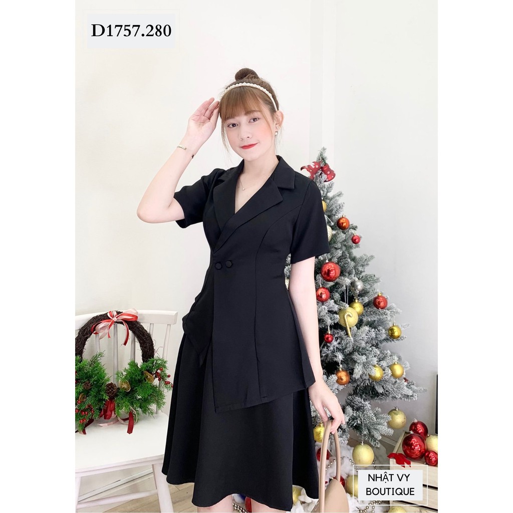 [Mã FAMALLT5 giảm 15% đơn 150k] Set vest chân váy - NHATVY D1757