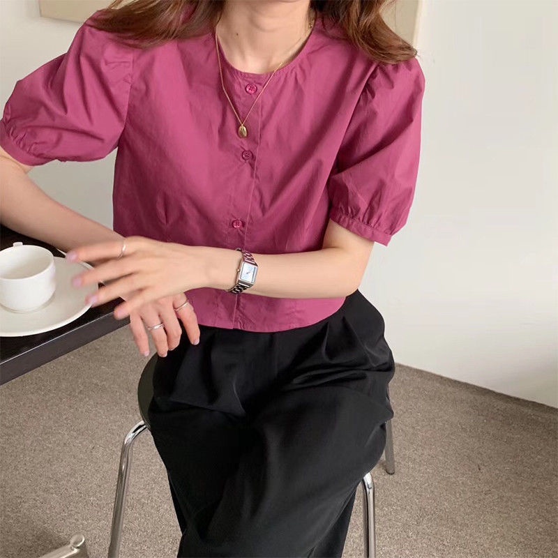 NRVP Áo sơ mi dáng rộng nhiều màu sắc thời trang mùa hè dành cho