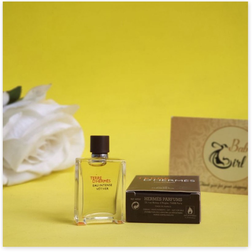 [Mã giảm giá] Nước Hoa Mini Nam  Terre D'Hermes Eau Intense Vetiver 5ml