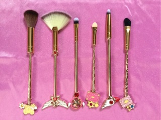 Set 6 cọ trang điểm Pink Sakura