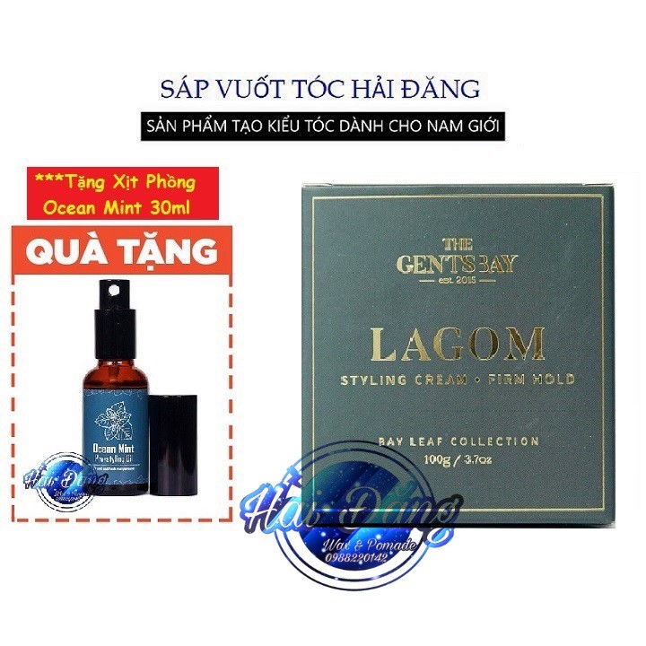 [ Chính Hãng ] Sáp vuốt tóc Lagom Styling Cream - The Gents Bay