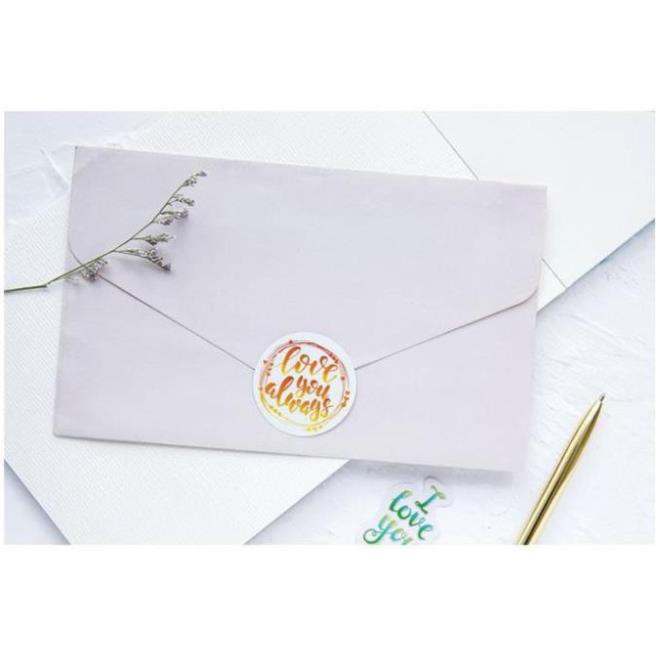 Bộ 46 Sticker Hàn Quốc Chữ Viết dán trang trí E03