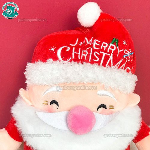 Gấu Bông Ông Già Noel Đội Mũ Cao Cấp Siêu Dễ Thương Kích Thước 20cm