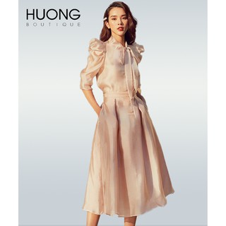 Chân váy xòe organza nữ HB HUONGBOUTIQUE HBZ234