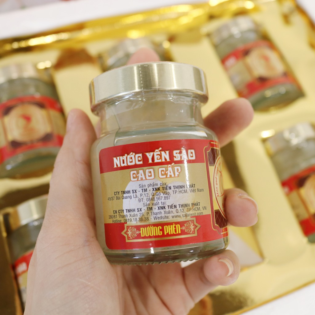 Nước Yên Chưng Đường Phèn Salanest Cao Cấp Hũ 70ml - Hộp 1 hủ