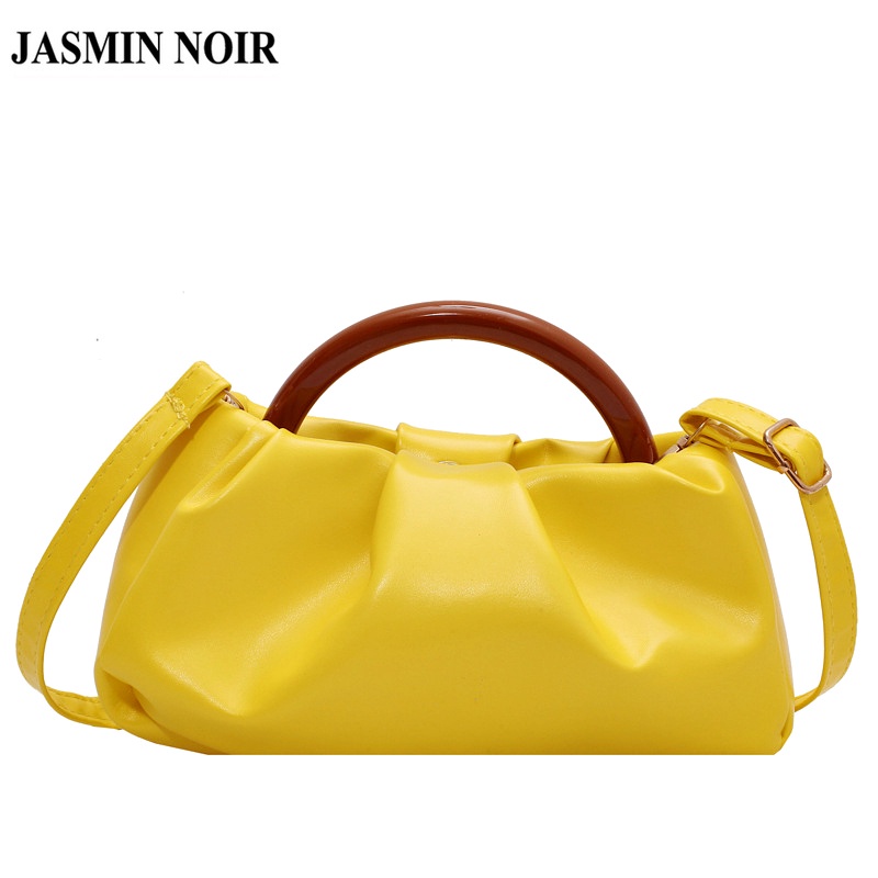 Túi xách JASMIN NOIR làm từ da PU hình vuông thời trang dành cho nữ