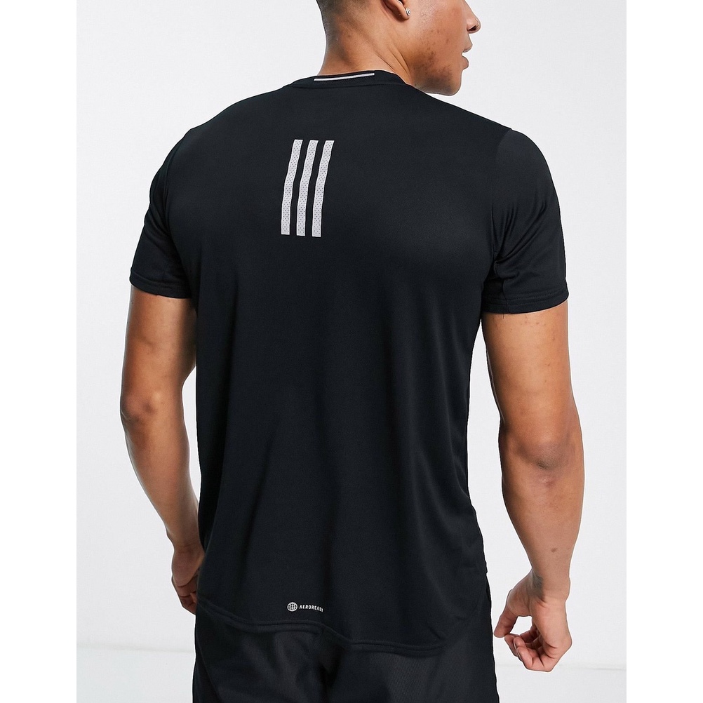Áo Adidas phối 3 sọc sau lưng, vải dệt kim vân ngang thoáng mát tốt, có size lớn 105kg