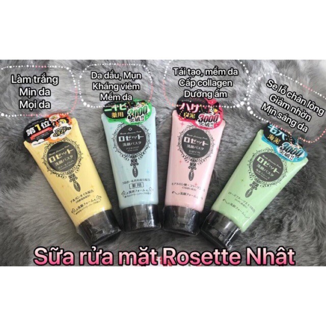 SỬA RỬA MẶT ĐẤT SÉT ROSETTE 120G