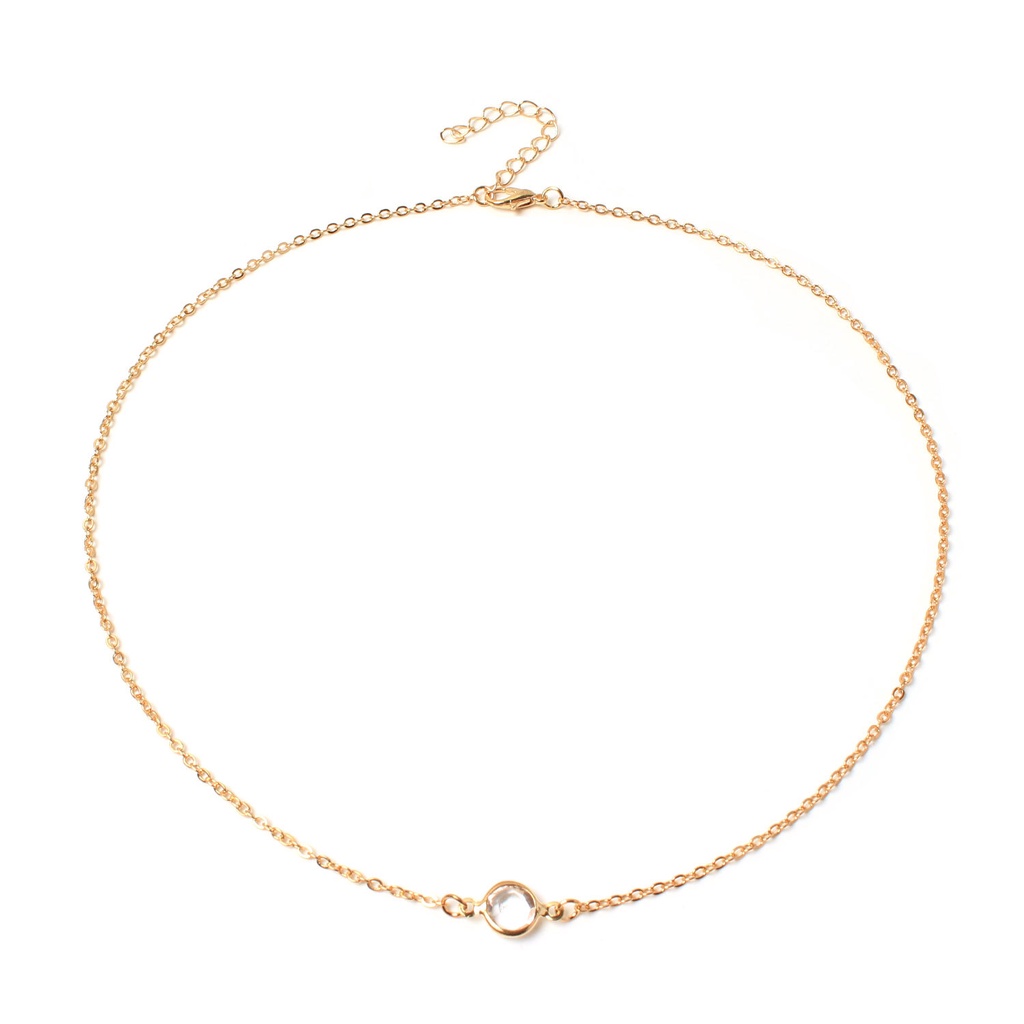 Vòng cổ Hợp Kim Kiểu Dáng Đơn Giản Thời Trang Dành Cho Nữ