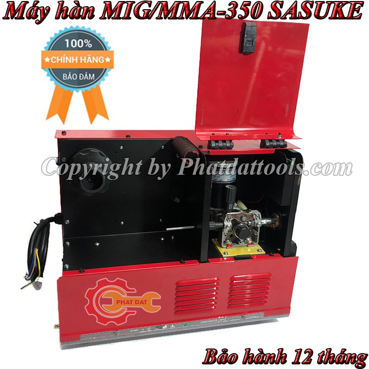 Máy hàn MIG/MMA-350A SASUKE-Máy hàn cỡ lớn dùng cuộn 15kg-2 chức năng-Công nghệ Nhật Bản-Bảo hành 12 tháng