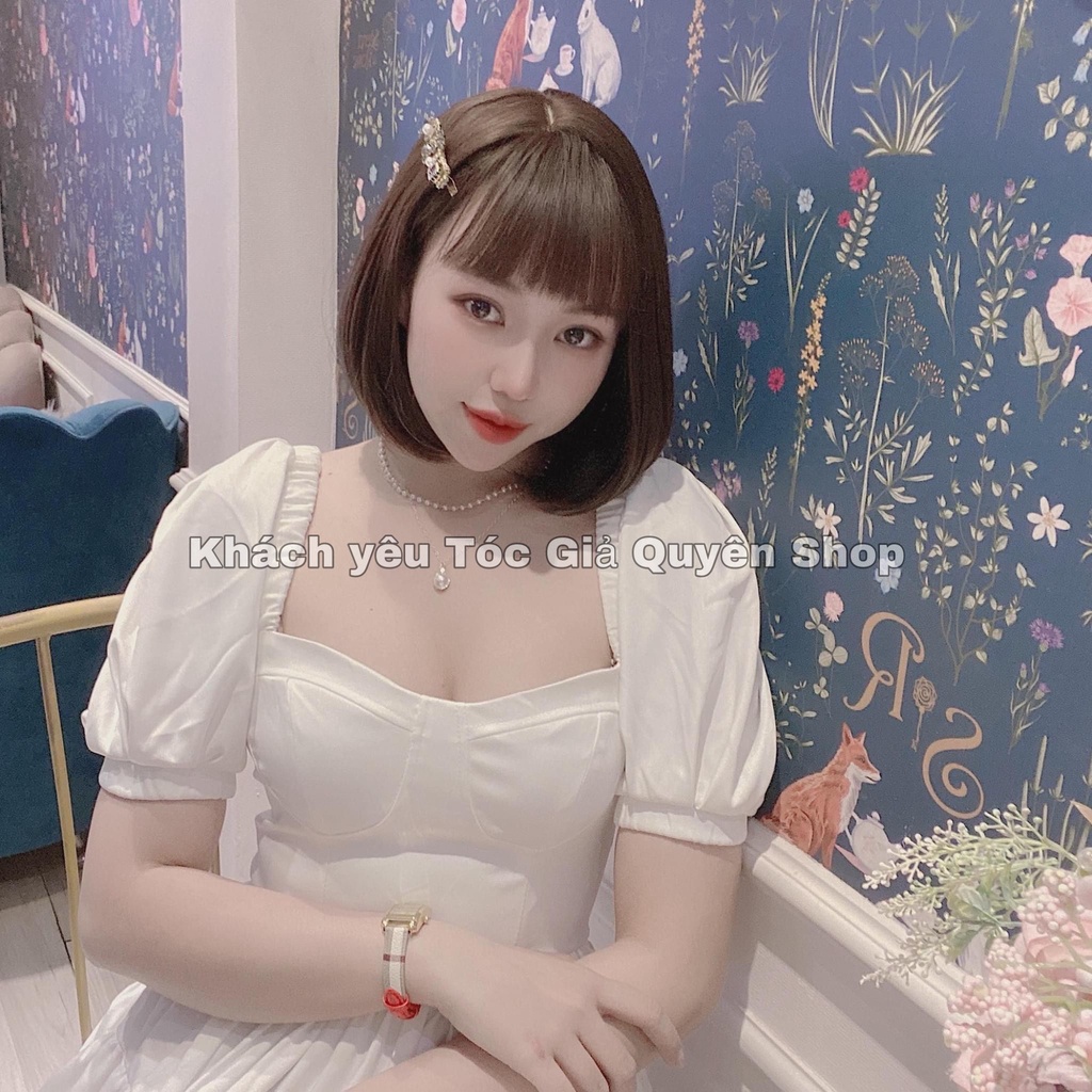Bộ tóc ngang cúp đuôi dài 30cm – Tóc giả Quyên shop