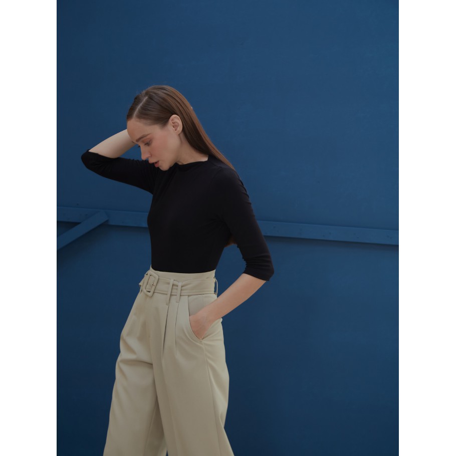 COCO SIN - Quần Tây Ống Rộng Xanh Nhạt Kèm Belt | BigBuy360 - bigbuy360.vn