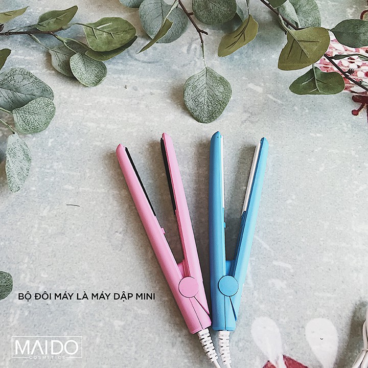 Combo máy là tóc và máy dập xù mini