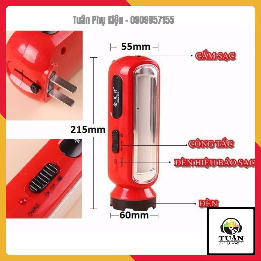 Đèn Pin siêu sáng, Pin khỏe KENNEDE KN-4316- sạc 220v (loại lớn )