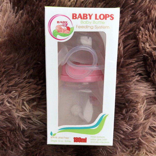 Bình sữa rảnh tay Baby Lops 180ml và 260ml cho bé