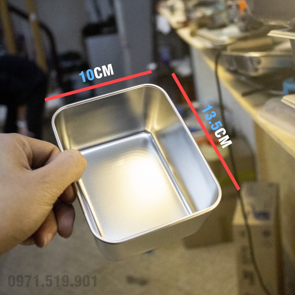Khay gia vị/topping inox 304 có nắp inox/nắp nhựa PC trong suất nhập khẩu
