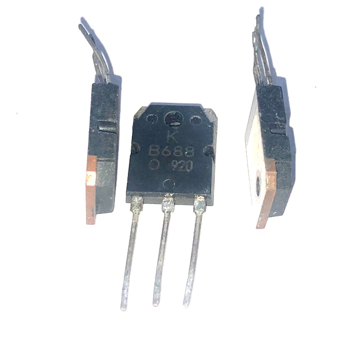 Transistor B688 8A 120V KB688 sò âm thanh lưng đồng tháo máy chân dài