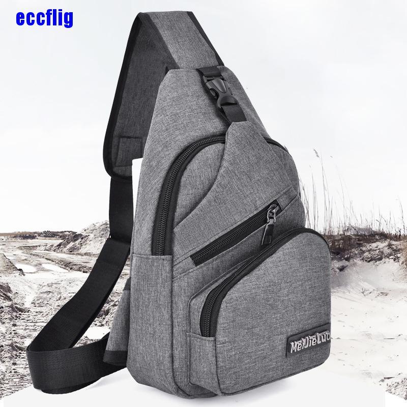 ECC Nylon Waist Packs Sling Bag Crossbody Outdoor Shoulder Chest Picnic Canvas Pack