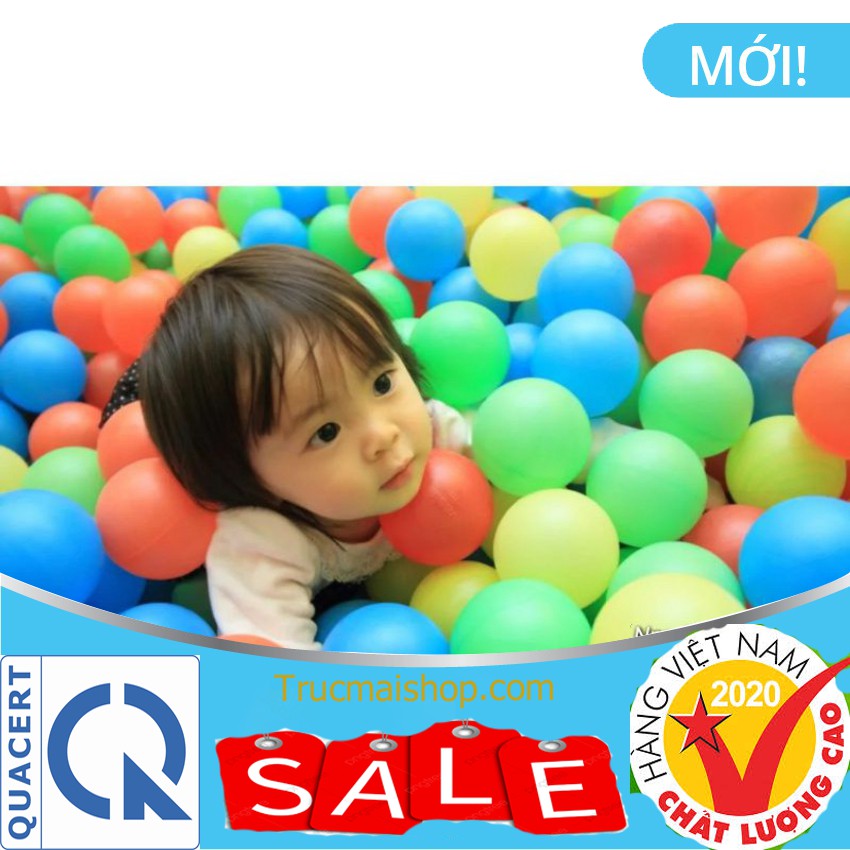 [Mã LIFE20KALL giảm 10% đơn 50K] set 100 quả bóng nhựa cho trẻ em