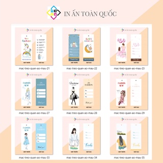Mác quần áo, tag giấy (combo 100 chiếc)
