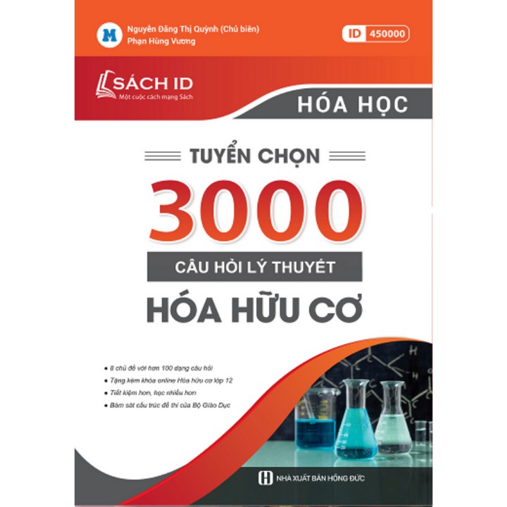 Sách - Tuyển Chọn 3000 Câu Hỏi Lý Thuyết Hóa Hữu Cơ