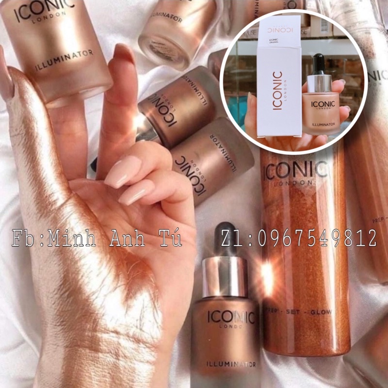 Kem Nhũ Bắt Sáng ICONIC Dạng Dầu 13.5 ML [Chính Hãng]