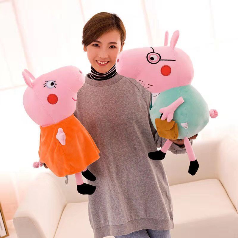 Thú Nhồi Bông Hình Gia Đình Heo Peppa Đáng Yêu