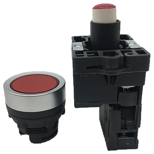 Nút nhấn có đèn Schneider XA2EW34B2 màu đỏ điện áp 24V AC/DC đường kính 22mm