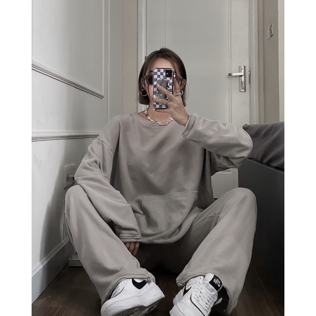 MAHU - ÁO SWEATER NỈ TAY DÀI CABO | BigBuy360 - bigbuy360.vn