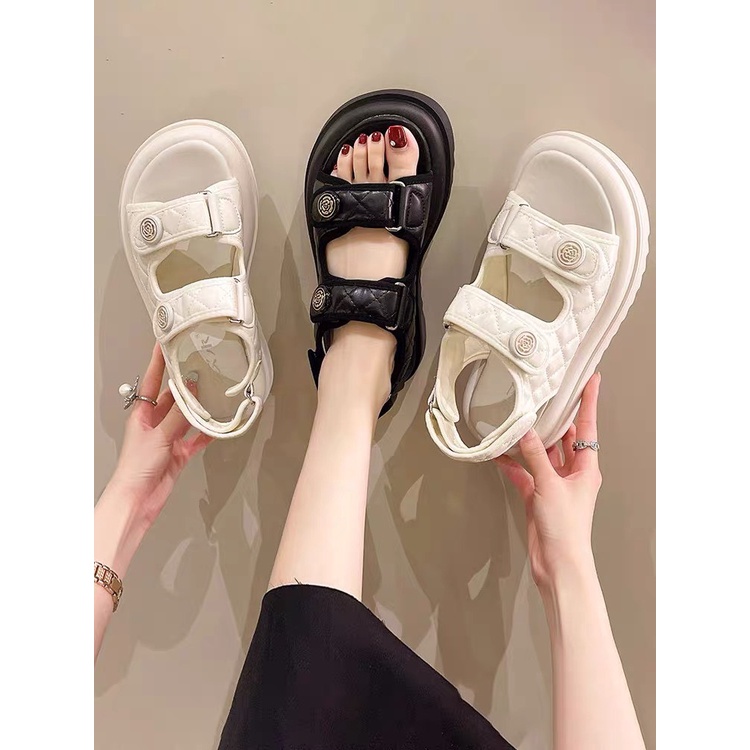 Sandal nữ quai tràm đế răng cưa siêu hót