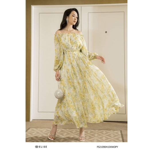 Vải tơ óng hoa vàng