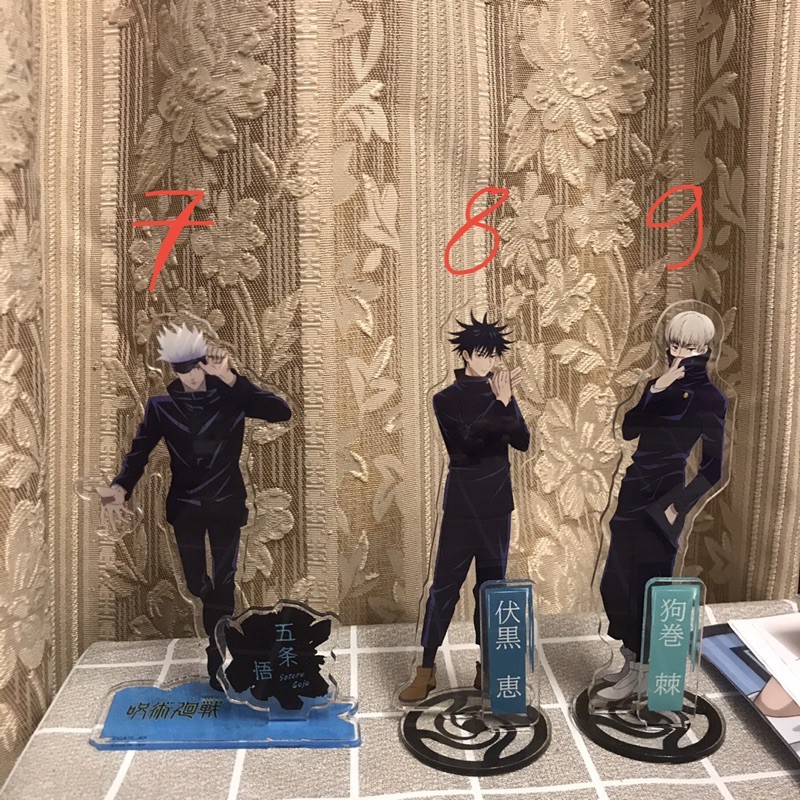 Standee mô hình Jujutsu Kaisen (mua 2c tặng quà tặng ở ảnh cuối)