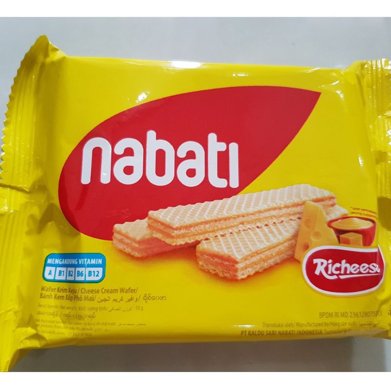 Bánh Kem Xốp Phô Mai / Sôcôla Nabati 50g