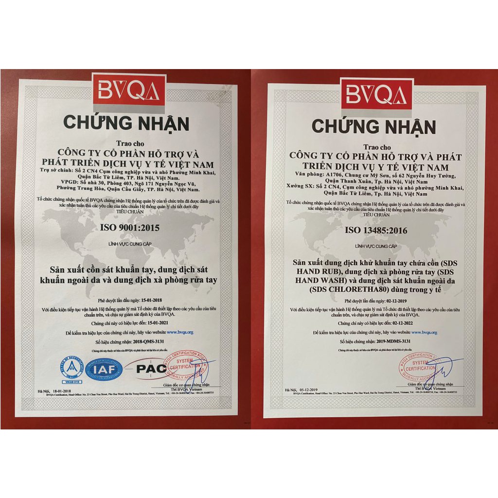  Nước rửa tay khô sát khuẩn SDS - Chai 500ml, 1 lít, Dung dịch sát khuẩn tay | BigBuy360 - bigbuy360.vn