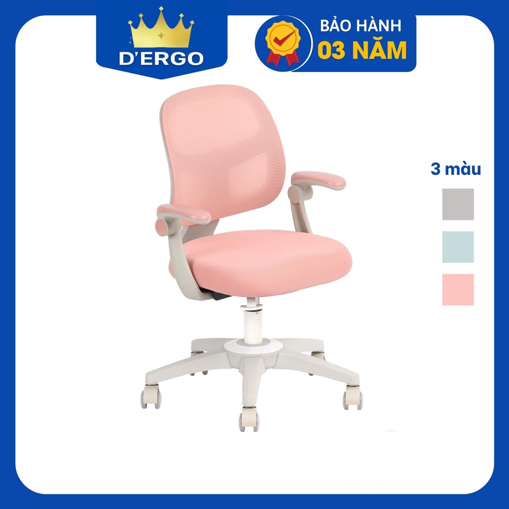 Ghế Học Sinh Thông Minh D'Ergo iSmart Neo1 Tăng Giảm Chiều Cao Giúp Điều Chỉnh Tư Thế Ngồi Đúng