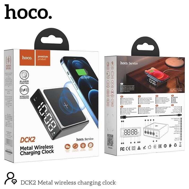 Đồng hồ kiêm sạc không dây Hoco DCK2