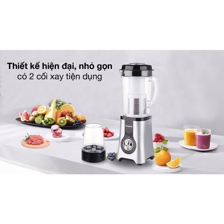 Máy xay sinh tố 2 cối Kangaroo KG2B2, KG2B3