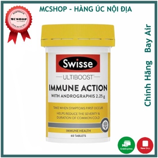 Tăng cường hệ miễn dịch SWISSE ULTIBOOST IMMUNE ACTION 60Vien Úc