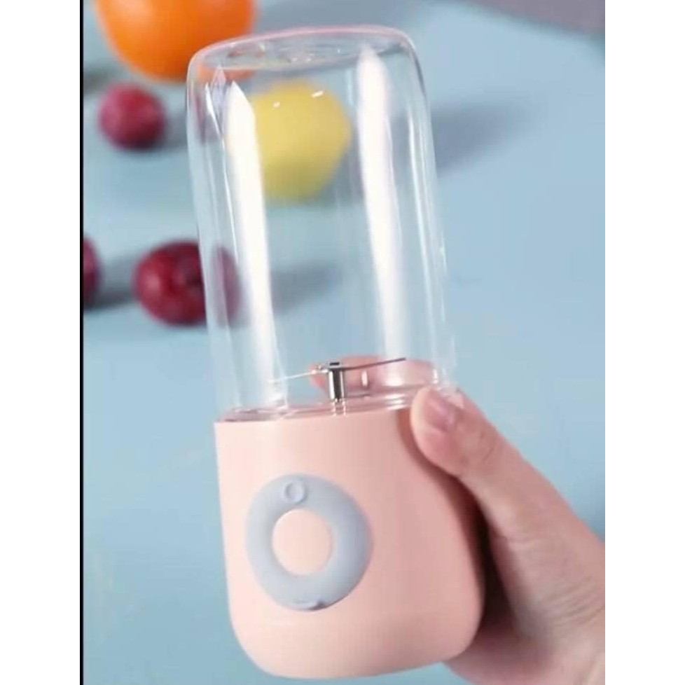 MÁU XAY SINH TỐ 4 LƯỠI MINI CẦM TAY SẠC ĐIỆN JUICER TIỆN DỤNG