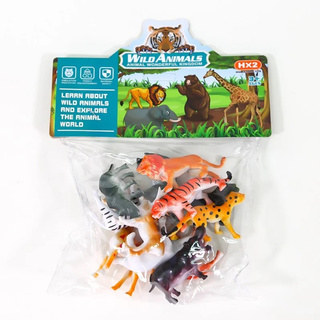 Bộ đồ chơi tiNiToy mô hình động vật hoang dã 12 con Value Toys L14A