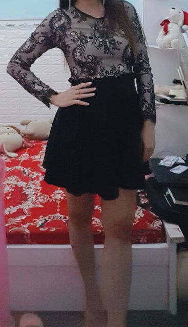 Thanh lý đầm thun ren