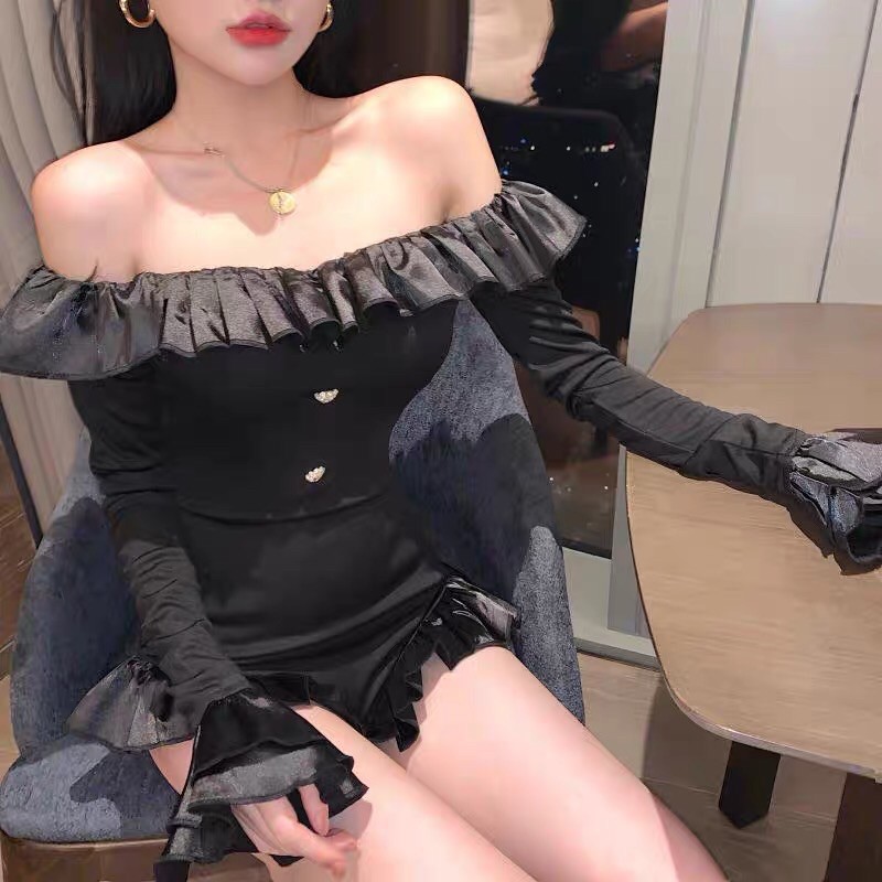 Bodysuit đen giống Jennie Blackpink ( loại 2) | BigBuy360 - bigbuy360.vn