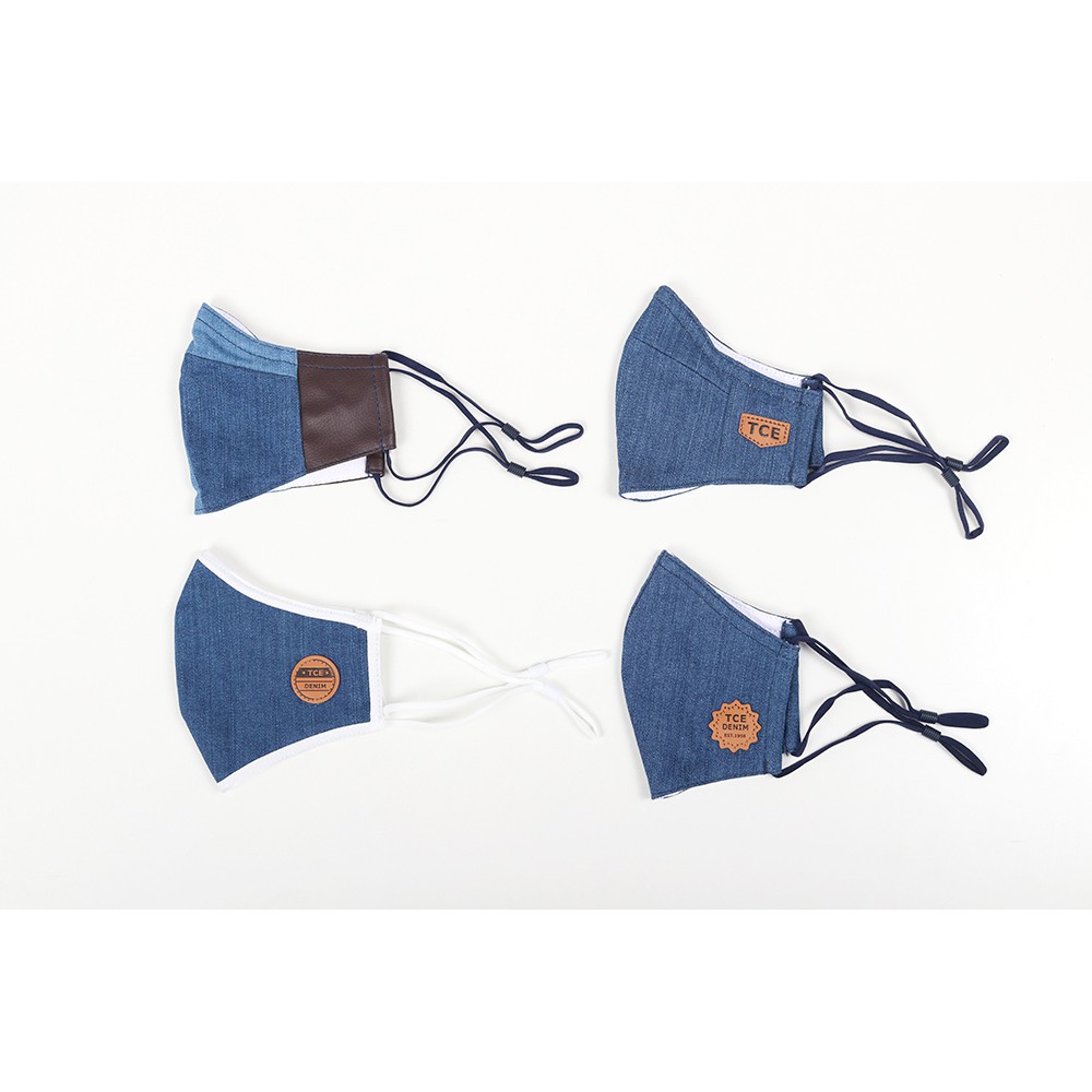 [TẶNG TÚI JEANS] Set 7 Khẩu Trang Denim Kháng Khuẩn