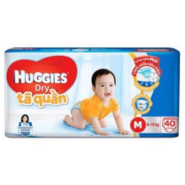BỈM QUẦN HUGGIES SIZE M42
