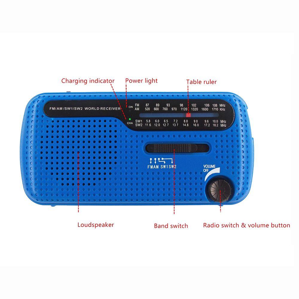 Đài FM / AW / SW1 / SW2 Sử Dụng Năng Lượng Mặt Trời