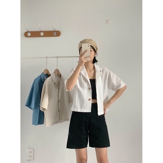 SƠ MI LINEN FORM NGẮN