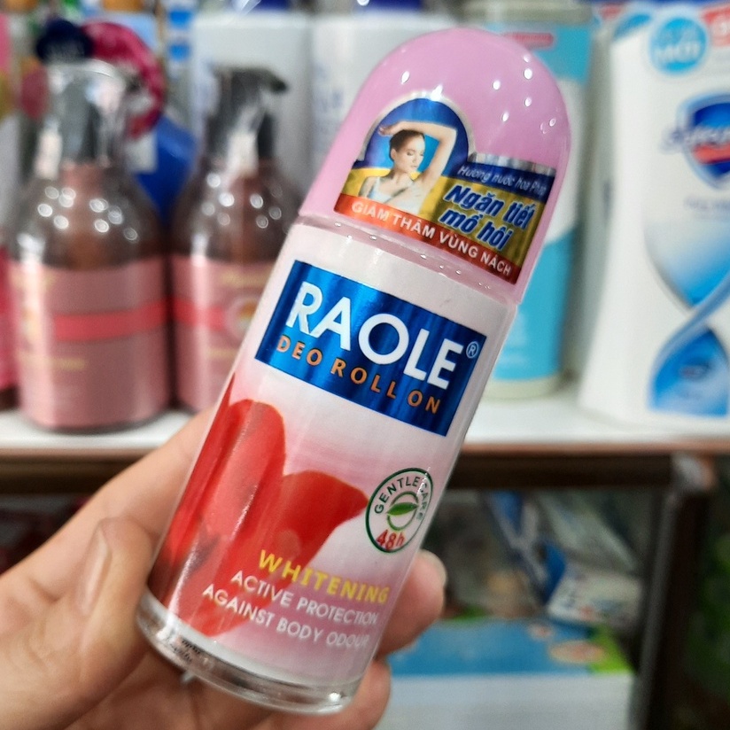 Lăn khử mùi làm trắng da Raole 50ml