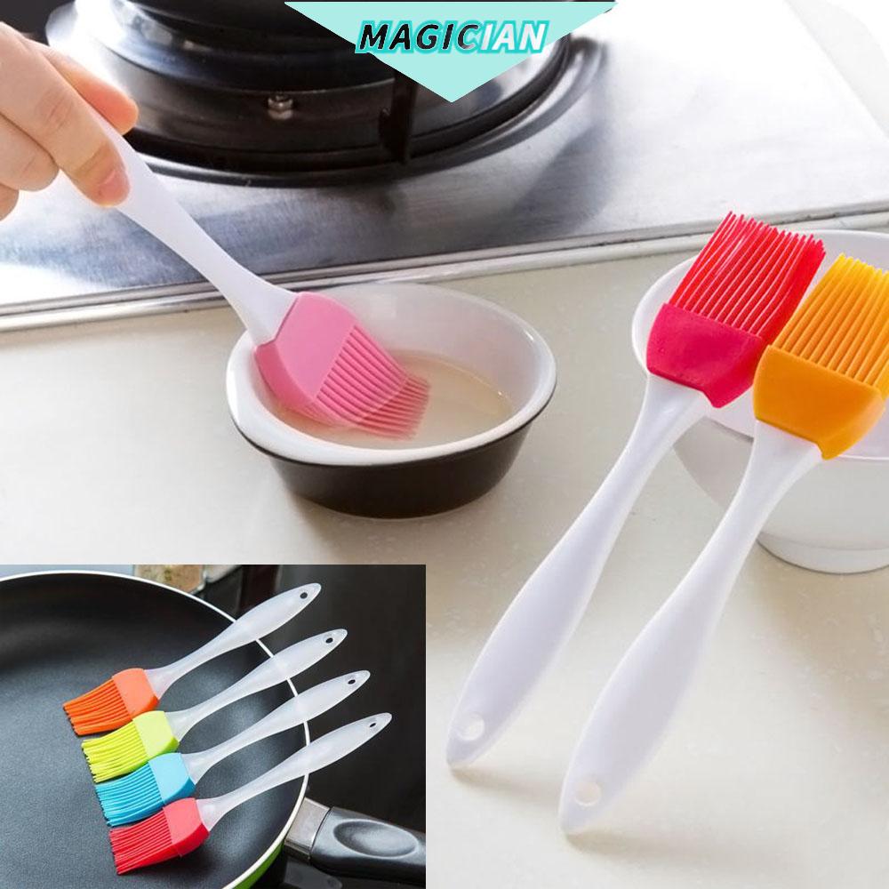 Set 4 Cọ Quét Dầu Bằng Silicon Nhiều Màu Sắc Tùy Chọn Thời Trang Cho Nhà Bếp