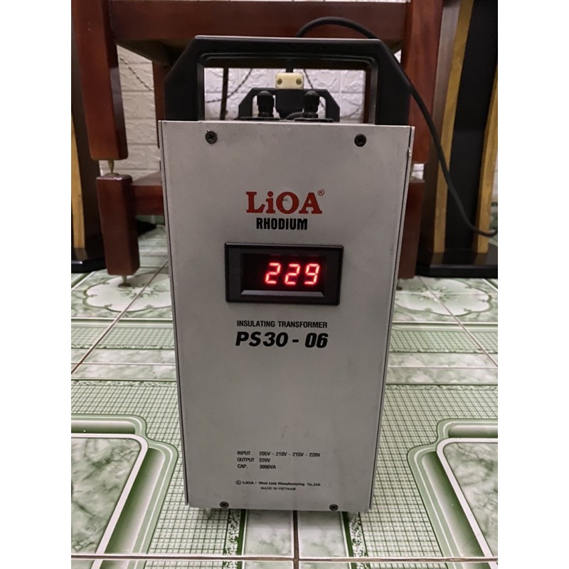 Biến áp cách ly Lioa PS30-06
