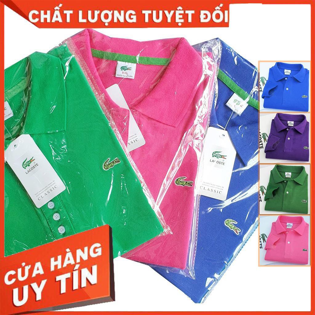 Áo thun nữ polo 100% Coton co giãn 4 chiều Hàng Cao cấp Nhiều màu Nhiều mẫu